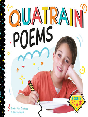 cover image of Quatrain Poems